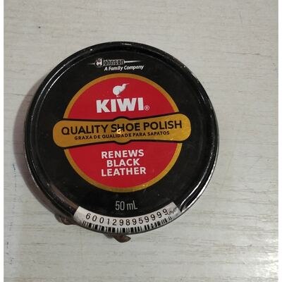 Kiwi Quality  BLACK Shoe Polish 50ml