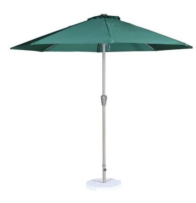 Middle Umbrella - Round market patio umbrella in green