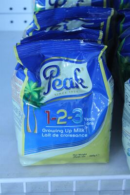 Peak 1-2-3 Growing Up Milk (Pouch)