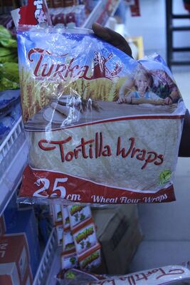 Turka Tortilla Wheat Flour Wraps (25cm)