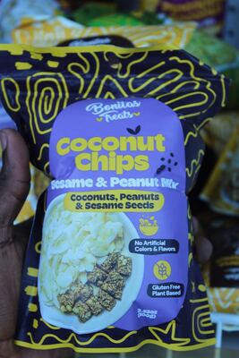 Bonitas Treats Coconut Chips Sesame & Peanut Mix