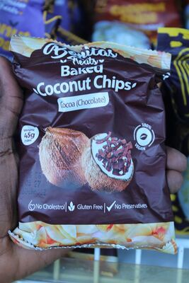 Bonitas Treats Baked Coconut Chips Cocoa